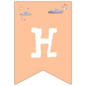 Spooky Halloween kostuum Verjaardag bunting banner (Tweede vlag)