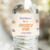 Spooky Halloween Leuke Ghost Waterfles Etiket
