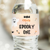 Spooky Halloween Leuke Ghost Waterfles Etiket