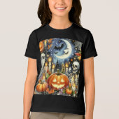 Spooky Halloween Mannen Tri-Blend Shirt (Voorkant)