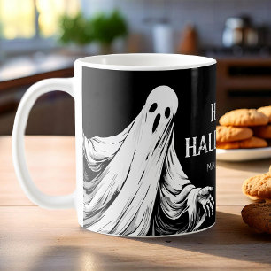 Spooky Halloween met spook Koffiemok