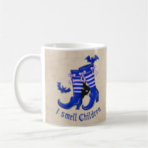 Spooky Halloween Mok: Ik ruik kinderen