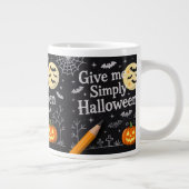 Spooky Halloween Mug Extra Grote Beker (Rechts)