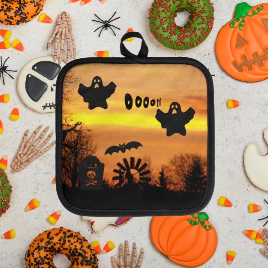 Spooky Halloween nachtgeesten Pannenlap