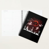 Spooky Halloween Night Full Moon Pumpkin Scene Planner (Display)