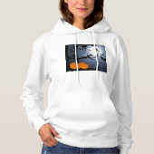 Spooky Halloween Night Scene Hoodie (Voorkant)