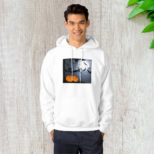 Spooky Halloween Night Scene Hoodie