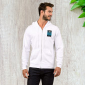 Spooky Halloween Night Volle Maan en Vliegende Vle Hoodie