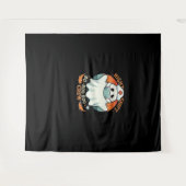 Spooky Halloween Nurse Funny Ghost Kostuum Boo Boo Wandkleed (Voorkant (horizontaal))