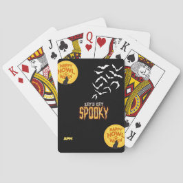 Spooky Halloween-ontwerp Pokerkaarten