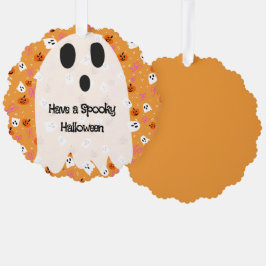 Spooky Halloween  Ornament Kaart