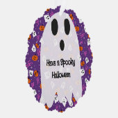 Spooky Halloween  Ornament Kaart (Rechts)