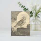 Spooky Halloween Owl Briefkaarten (Staand voorkant)