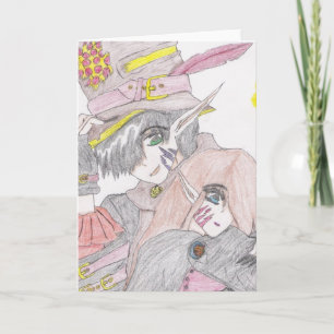 Spooky Halloween Paar Kaart