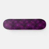 Spooky Halloween paarse spinnen Skateboard (Horizontaal)