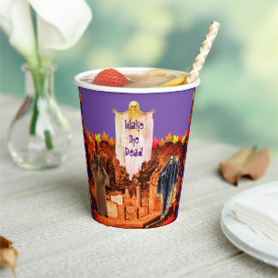 Spooky Halloween Papieren Bekers