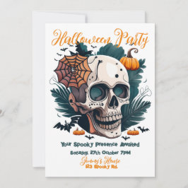 Spooky Halloween Party Kaart