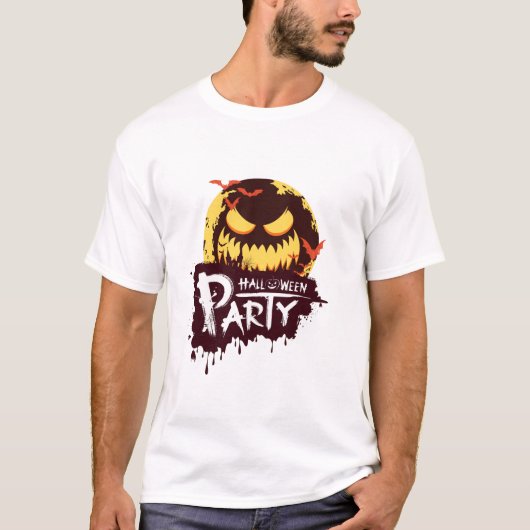 Spooky Halloween Party T-shirt (Voorkant)