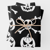Spooky Halloween Pattern Inpakpapier Vel (In situ)