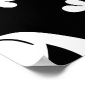 Spooky Halloween Pattern Poster (Hoek)