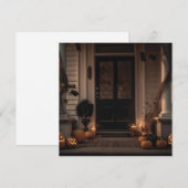 Spooky Halloween Porch Decor met Jack-o'-Lanterns (Voorkant / Achterkant)