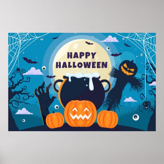 Spooky Halloween Poster (Voorkant)