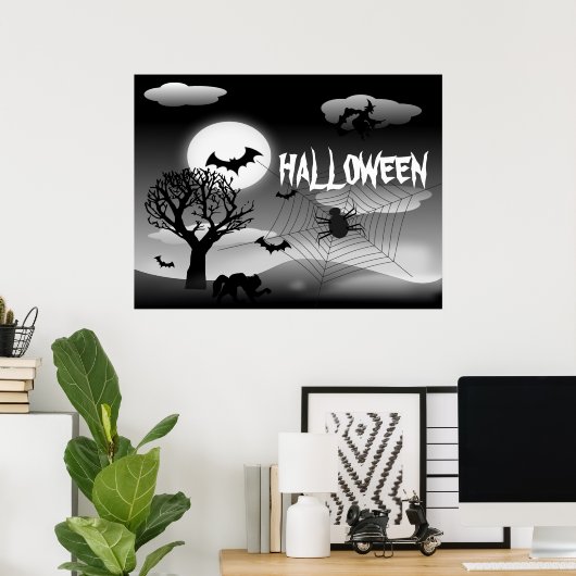 spookY halloween poster (Thuiskantoor)