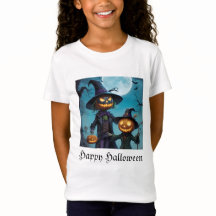 Spooky Halloween Pumpkin Duo