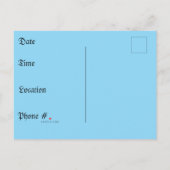 Spooky Halloween Pumpkin Duo Uitnodiging Briefkaart (Achterkant)