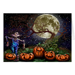 Spooky Halloween Pumpkin Patch