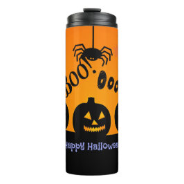 Spooky Halloween Pumpkins Jack-o-Lantern Thermosbeker