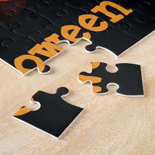 Spooky Halloween Puzzle Legpuzzel (Zijkant)