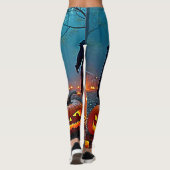 Spooky Halloween Ritual Design Leggings (Achterkant)
