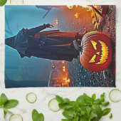 Spooky Halloween Ritual Design Theedoek (Gevouwen)