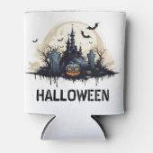 Spooky Halloween Scene Blikjeskoeler (Voorkant)