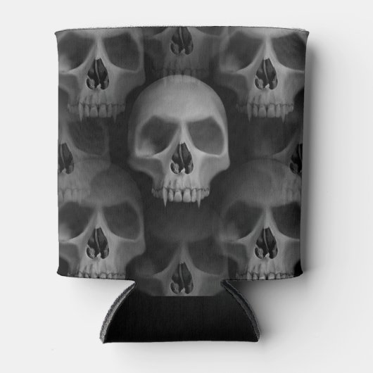 Spooky Halloween schedels Blikjeskoeler (Voorkant)