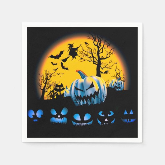 Spooky Halloween servetten (Voorkant)