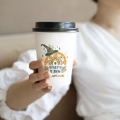 Spooky Halloween symbolen patroon Papieren Bekers