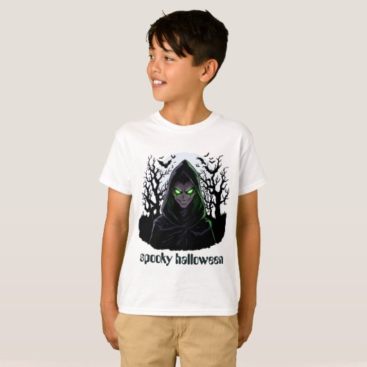 Spooky Halloween T-shirt (Voorkant volledig)