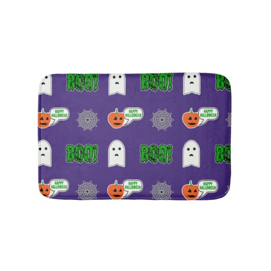 Spooky Halloween Theme Badmat (Voorkant)
