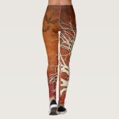 Spooky Halloween Tree Leggings (Achterkant)