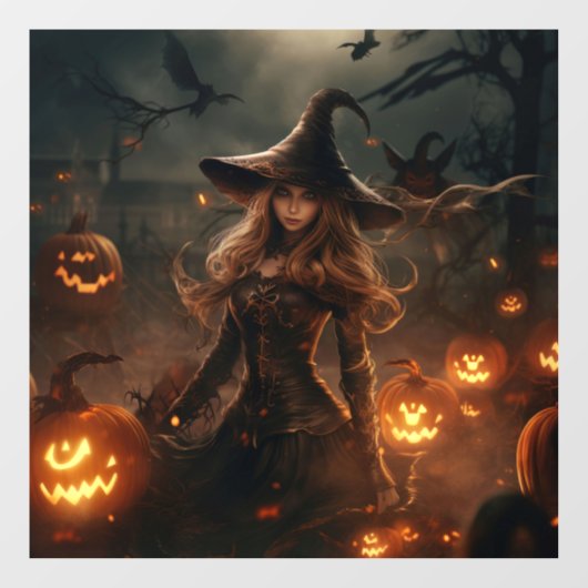 Spooky Halloween venster Cling Raamsticker (Vel)