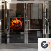Spooky Halloween venster Cling Raamsticker (Kantoordeur)
