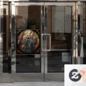 Spooky Halloween venster Cling Raamsticker (Kantoordeur)