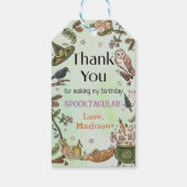 Spooky Halloween Verjaardag Bedankt Gift Labels Cadeaulabel (Achterkant)