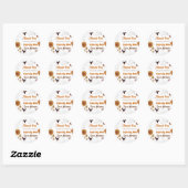 Spooky Halloween  Verjaardagsfeest Ronde Sticker (Vel)