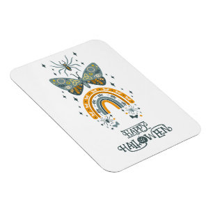 Spooky Halloween vibe symbolen -Happy Halloween Magneet