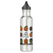 Spooky Halloween Water Bottle Design Waterfles (Links)