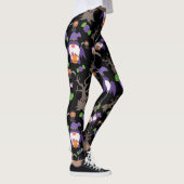 Spooky Halloween Witch Gnome Leggings (Rechts)