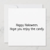 Spooky Happy Halloween Collage Kaart (Achterkant)